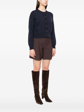 Brunello Cucinelli Brunello Cucinelli Womens Cashmere Cardigan - Black - Size Large