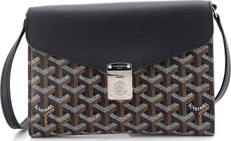 Goyard Chypre Wallet on Strap Coated Canvas with Leather