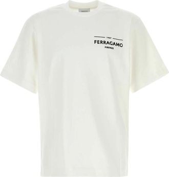Ferragamo Uomo, Top, Bianco, L, new