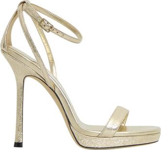 Jimmy Choo London Golden Ankle Strap Heels