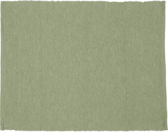 KASANOVA Tovaglietta segnaposto cotone a coste verde 35x45 cm