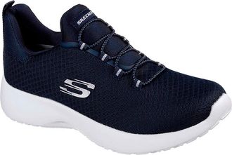 Skechers Womens Dynamight Sneaker, Navy Mesh / White Trim, 4 UK
