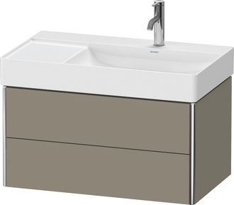 Duravit Xsquare Mueble De Ba&ntilde;o De Pared 78,4x46,0 Cm, 2 Cajones, - Duravit