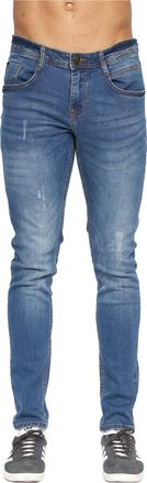 Duck and Cover Heren Tranfold Slim Jeans (Stone Wash)
