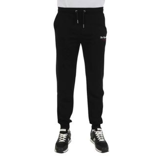 Karl Lagerfeld Heren, Broeken, Zwart, Maat: XL Katoen