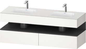 Duravit Qatego Lavabo Encastrado Con Base De Lavabo Consola, - Duravit