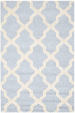 Safavieh Alfombra lana blu/neutrale 91 x 152 cm