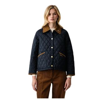 Barbour Giacca Trapuntata Corta Liddesdale - - Jackets - Donna - Blu - L