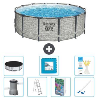 Bestway Piscina Bestway Steel Pro Max Redonda - 427x122 Cm - 8-piezas S531