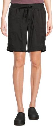 L.L.Bean Vista Camp Bermuda Shorts 9 Womens Shorts Classic Black : XL, Nylon/Spandex