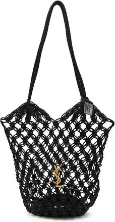 Saint Laurent Bo Large Knit Hobo bag - Black - One Size