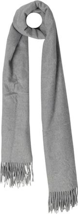 Liu Jo Logo Sjaal/Omslagdoek - Dames - Wintersjaals - Grijs - ONE Size - Accessoires