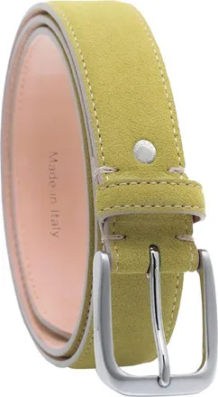 Ghurka Handcrafted in Italy Genuine suede leather belt in Maise at Nordstrom, Size 42