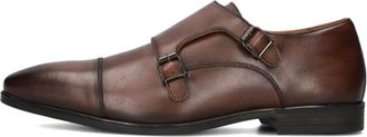 Stefano Lauran Klassieke Cognac Leren Herenschoenen - Heren - Nette schoenen - Bruin - 40 EU - Schoenen