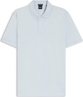 BOSS Pallas polo shirt in cotton piqu&eacute; with embroidered logo