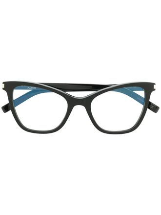 Saint Laurent Eyewear Occhiali cat-eye - Nero