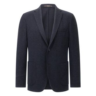 Boggi Milano Heren, Jassen, Blauw, Maat: 2XL Katoen