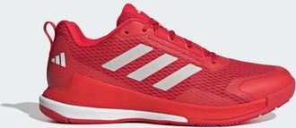 adidas adidas Performance Unisex Novaflight 2 Indoor Shoes - Red - Size UK 7.5