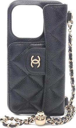 Chanel Cover per iPhone 14 Pro 2021 - Nero