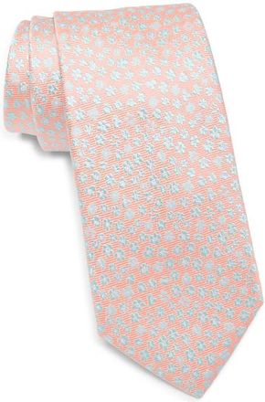 Nordstrom Adantee Floral Silk Tie in Orange at Nordstrom