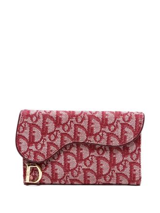 Dior 2000-2005 Trotter wallet - women - Canvas - One Size - Red