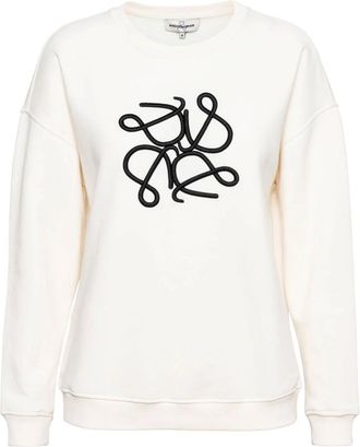 &Co Woman Hoodies & sweatvesten, Dames, Beige, XL, Katoen, Selina Embro