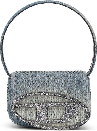 Diesel 1DR denim shoulder bag - women - Cotton/Leather - One Size - Blue
