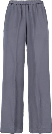 Aspesi Classic Tailored Grey Trousers With Straight Leg Cut