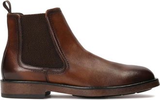 Kazar Bruine klassieke heren Chelsea laarzen - Heren - Chelseaboots - Bruin - 42 EU - Leer - Schoenen