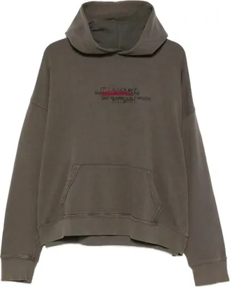 Song for the Mute Hoodies & sweatvesten, Heren, Bruin, M, Katoen, Its A Holiday Relaxed Hoodie
