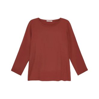 Maliparmi Maliparmi - Carry Over Classic T-shirt - Dames - Tops - Rood - Maat: L Zijde