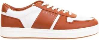 Hogan Leather Panel Sneakers - Heren - Sneakers - Bruin - 41 1/2 EU - Leer - Schoenen