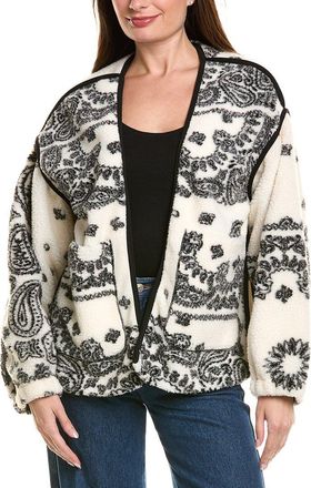 Vintage Havana Printed Sherpa Jacket