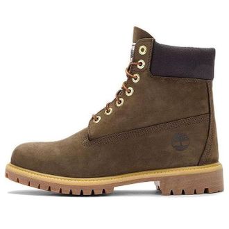 Timberland Premium 6 Inch Waterproof Boots Dark Brown Nubuck A5TJ5