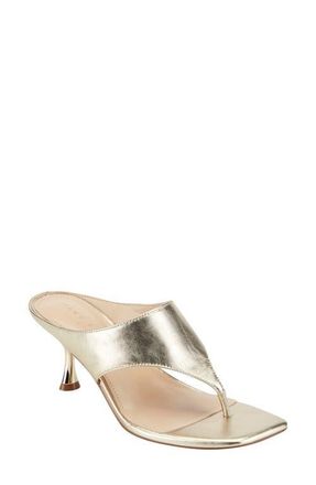 Marc Fisher Adia Flip Flop in Metallic Gold at Nordstrom, Size 7.5
