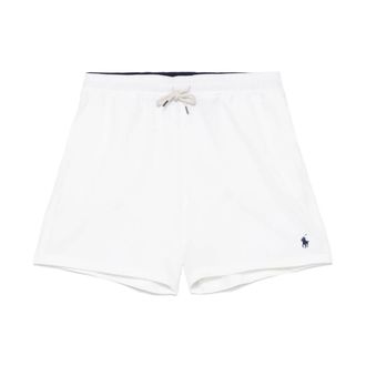 Polo Ralph Lauren Beachwear, male, White, Size: XL Classics 11/15 Stretch Slim Fit