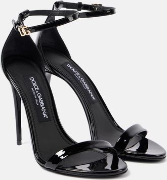 Dolce & Gabbana 105 patent leather sandals