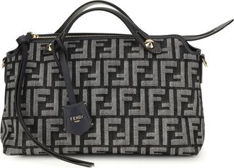 Fendi Ff Denim Shoulder Bag