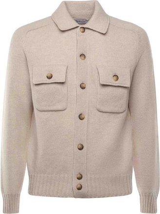 Giuliano Galiano Virgin Wool Overshirt