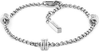 Calvin Klein Womens Ring Charm Bracelet - Silver - OS