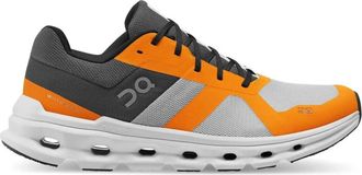 On Mens Cloudrunner Running Shoes In Frost Tumeric
