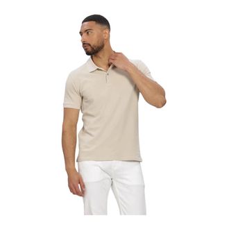 Stefano Lauran Polo Bjorn - Heren - Tops - Beige - Maat: 2XL