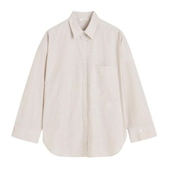 By Malene Birger Dames, Blouses & Shirts, Beige, Maat: XS Katoen