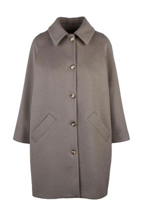 Guttha Raglan Coat - Grey