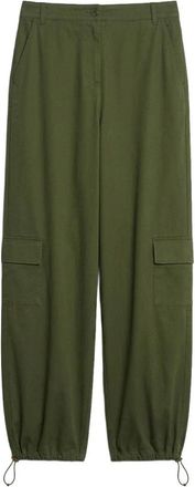 Pennyblack Broek - Dames - Wijde Broeken - Groen - L - Katoen - Broeken