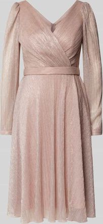 Troyden Collection Cocktailkleid in Wickel-Optik in Rose, Gr&ouml;&szlig;e 38