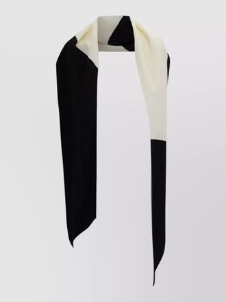Alberta Ferretti geometric color block lightweight scarf rectangle