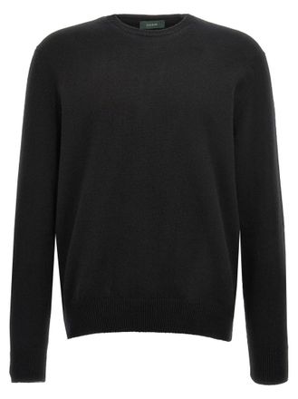 Zanone Black Crewneck sweater