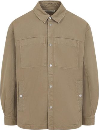Mordecai Shirt - Heren - Zomerjassen - Beige - M - Polyester - Jassen