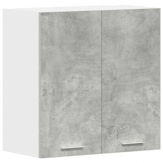 vidaXL Kitchen Wall Cabinet Concrete Grey 60x31x60 cm Engineered Wood Vidaxl